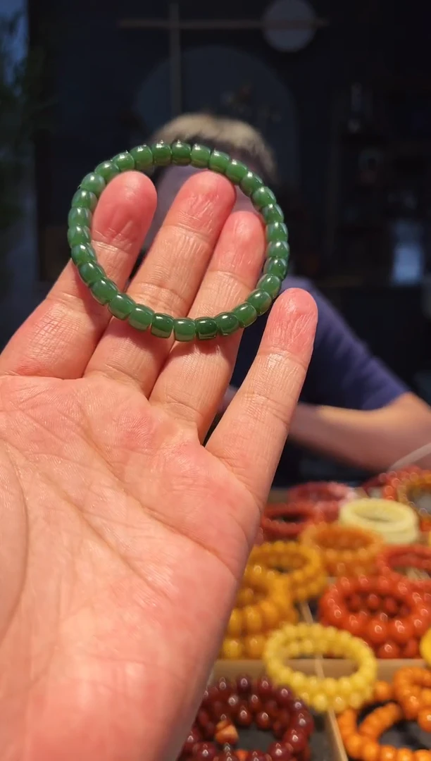 手链未镶嵌和田玉单圈6+