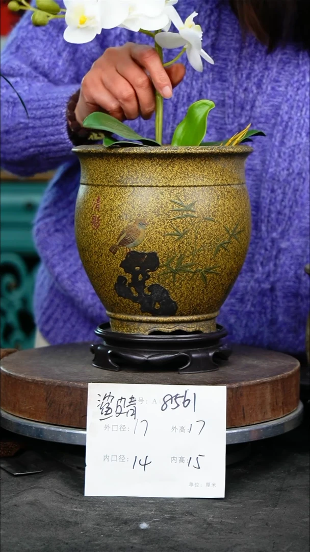 紫砂花盆8561+s紫砂花盆^&