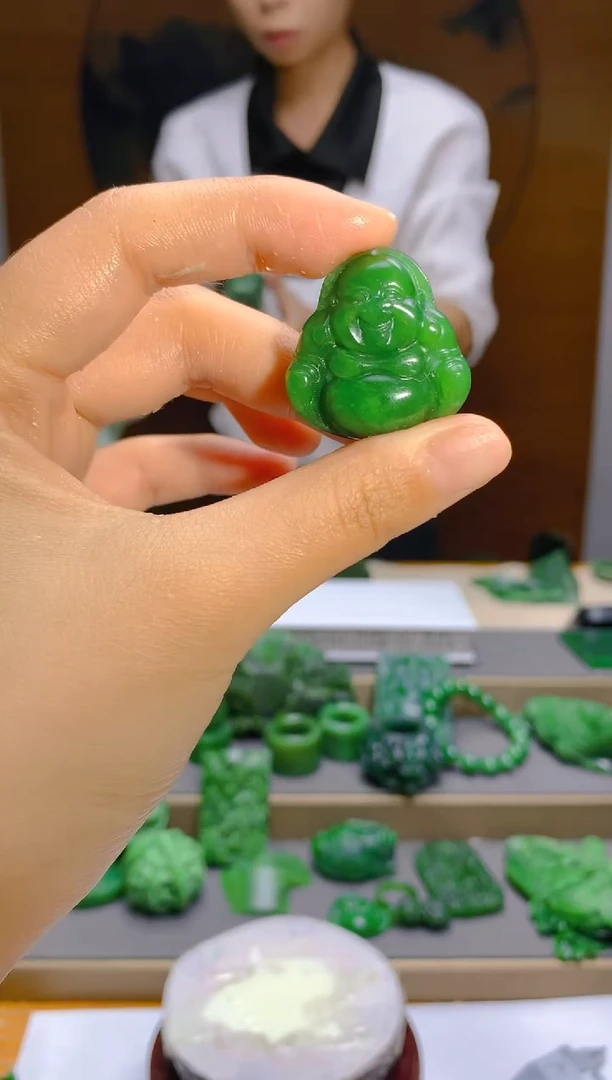 【闪购商品】和田玉（碧玉）珠宝半成品未镶嵌1