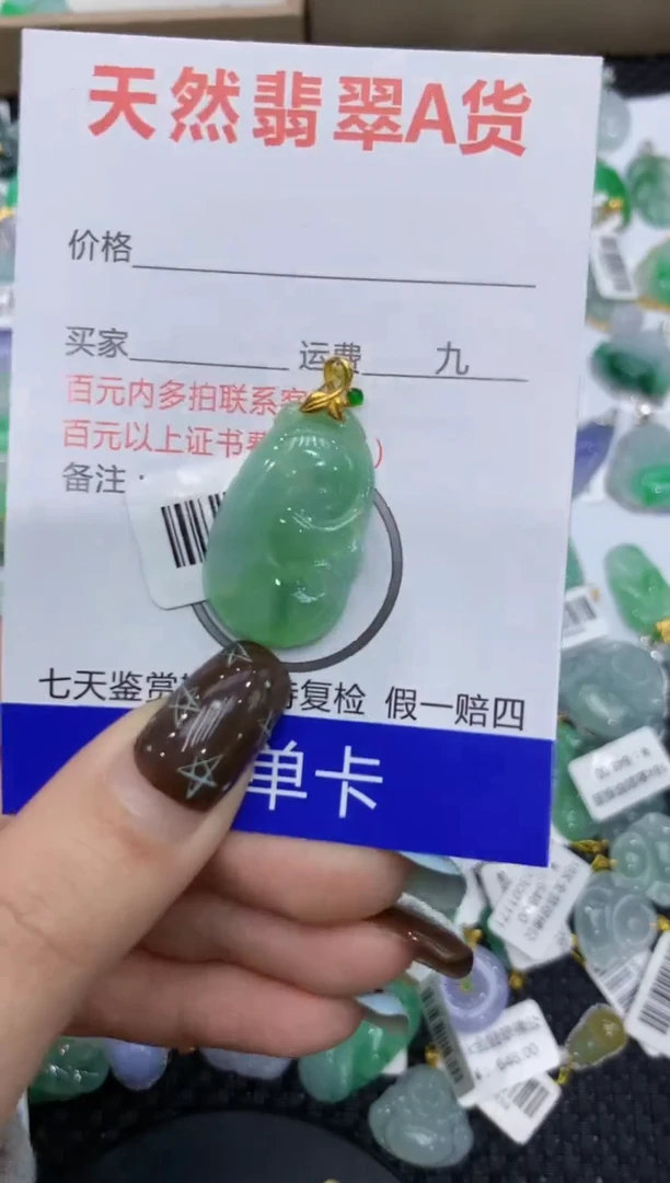 【闪购商品】翡翠颈饰18K金镶嵌111111111111