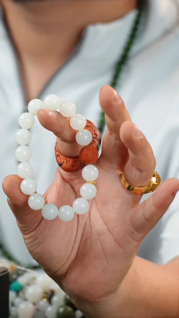 未镶嵌手链和田玉多样性发一件23