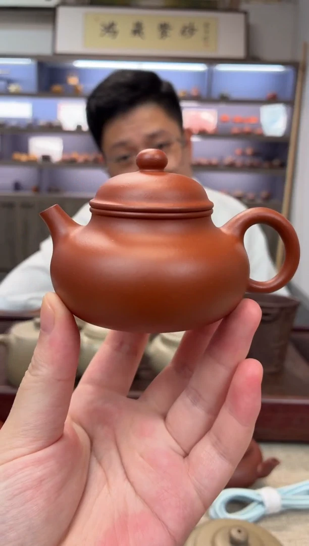 茶壶紫砂朱泥 容天