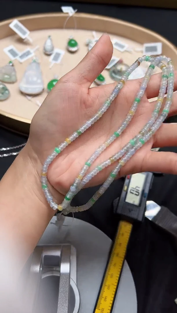 翡翠未镶嵌颈饰DFZ0623-180