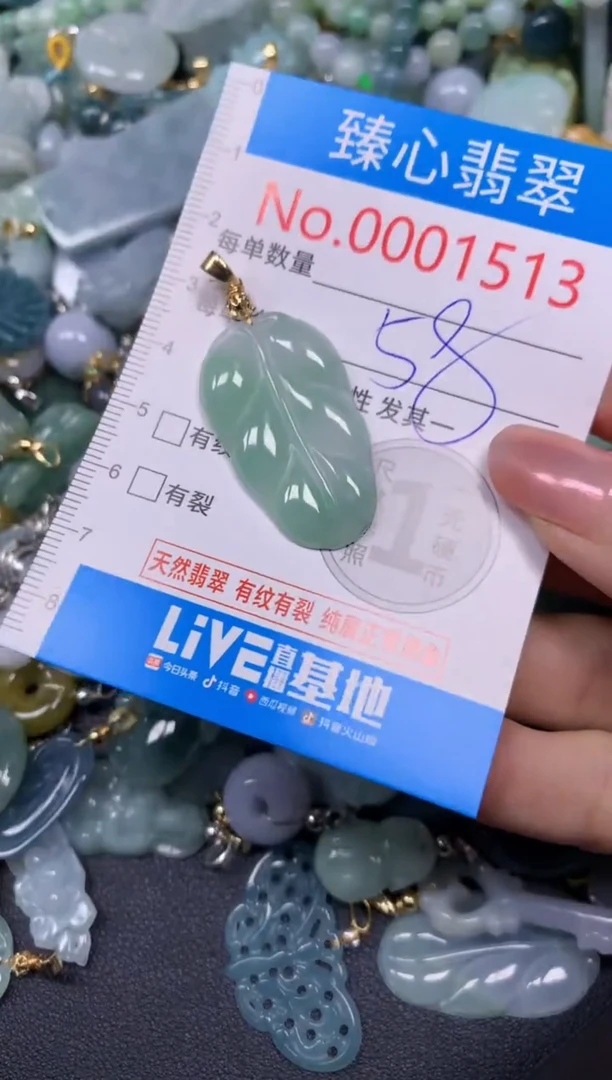 【闪购商品】翡翠颈饰未镶嵌含绳0001513