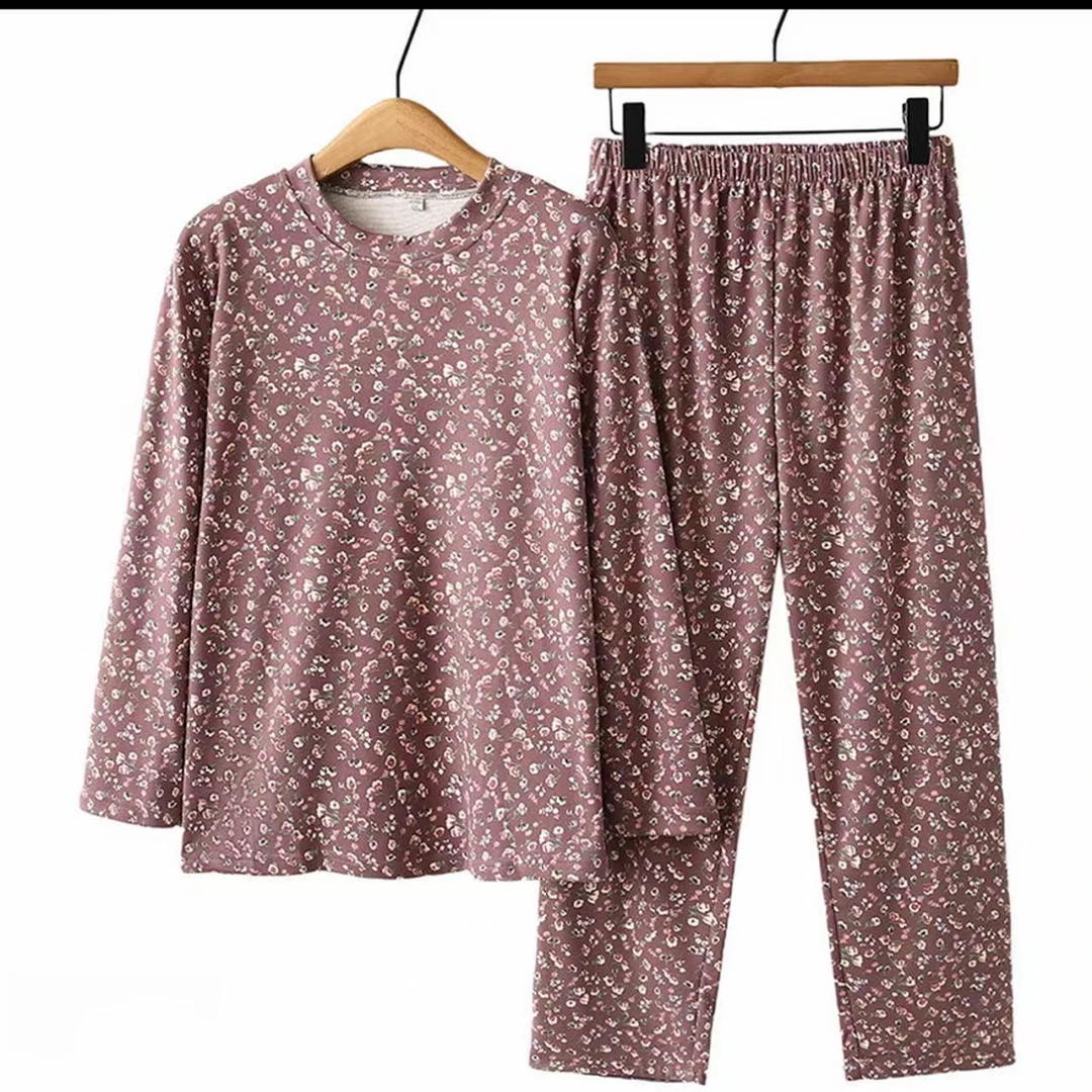 8808女士中老年保暖套装---z