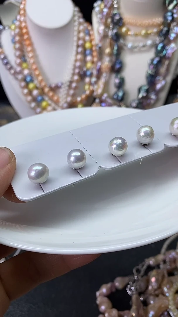 颈饰未镶嵌淡水珍珠多人耳饰