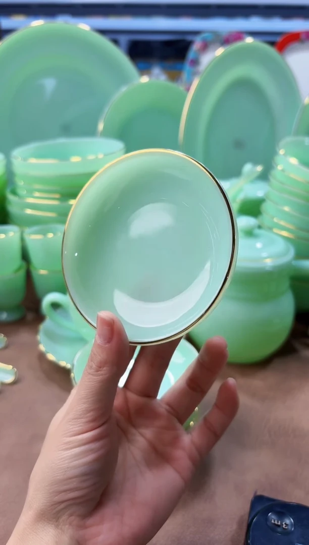 玉瓷 小蘸料碟10只景德镇陶瓷