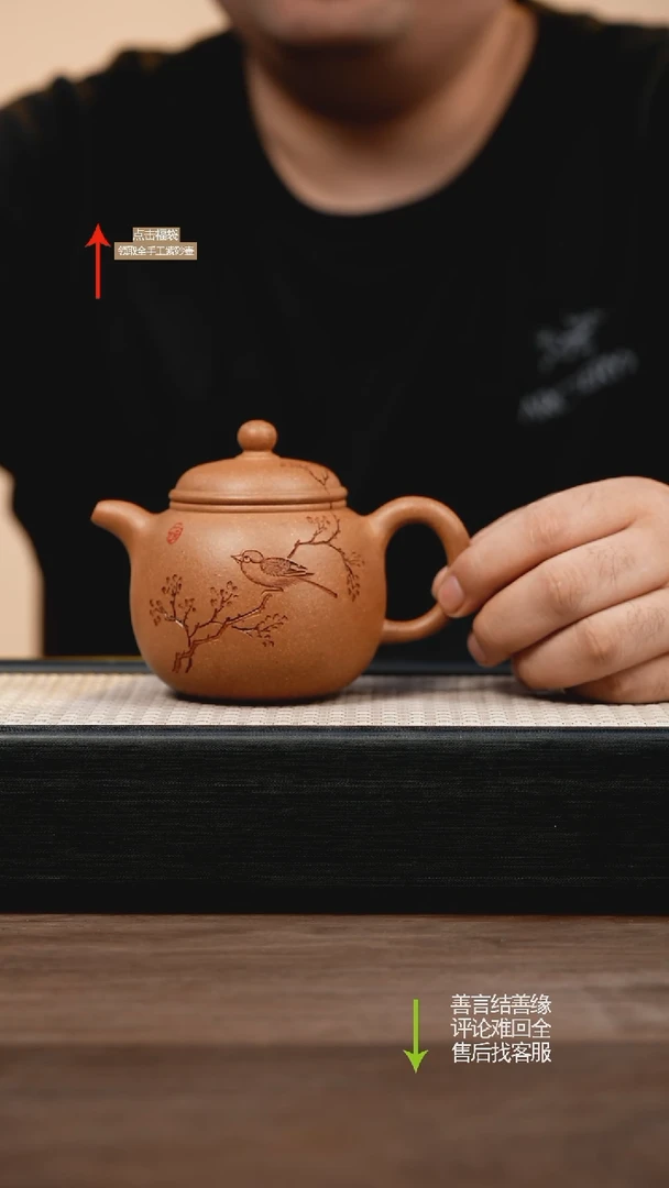 茶壶紫砂MDL七彩段匏尊