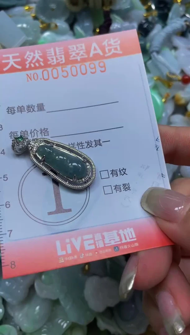 翡翠未镶嵌颈饰闪购0050099