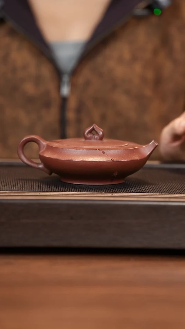 茶壶紫砂月亮紫砂  如意圣火  紫泥