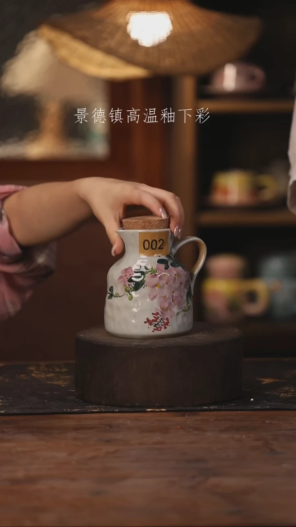 陶瓷景德镇高温釉下手绘陶瓷002