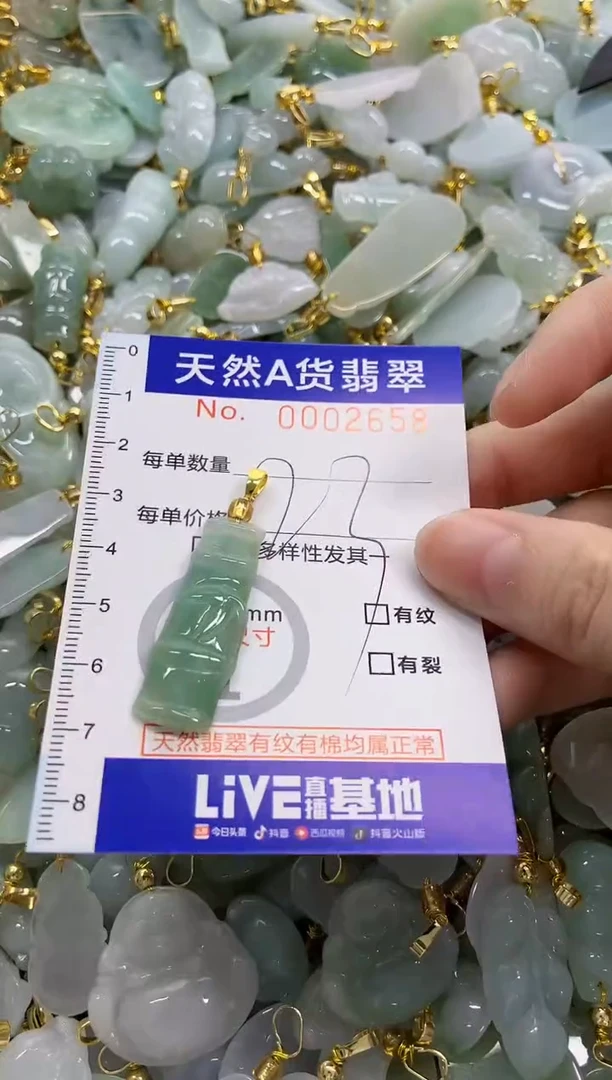 颈饰未镶嵌翡翠天然A货翡翠