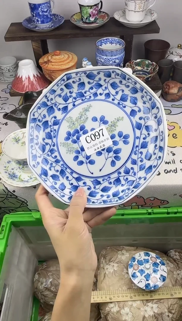 瓷片紫*花C      097