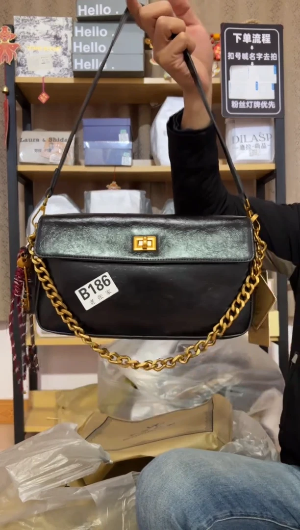 小牛剖层皮革老张家女包186