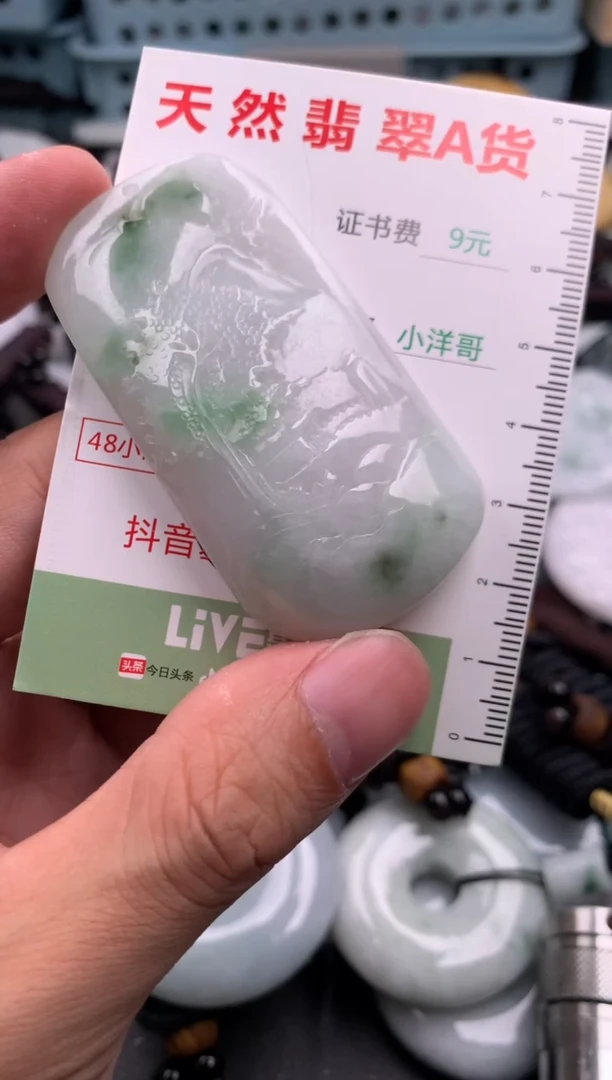 翡翠未镶嵌吊坠(不含链)1