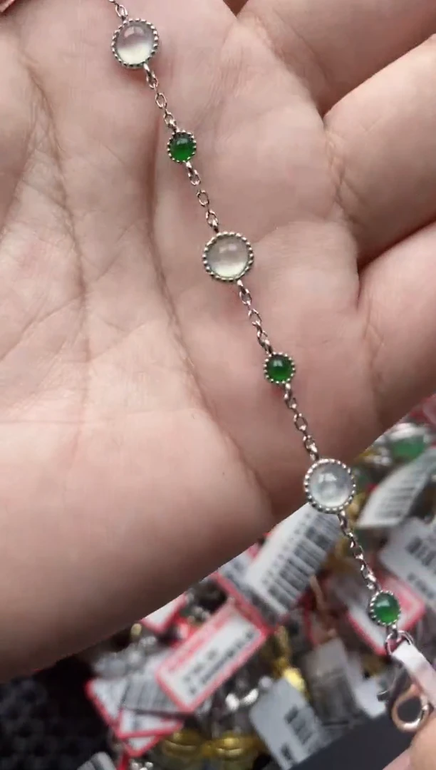 【闪购商品】翡翠戒指银S925镶嵌11111--6+++