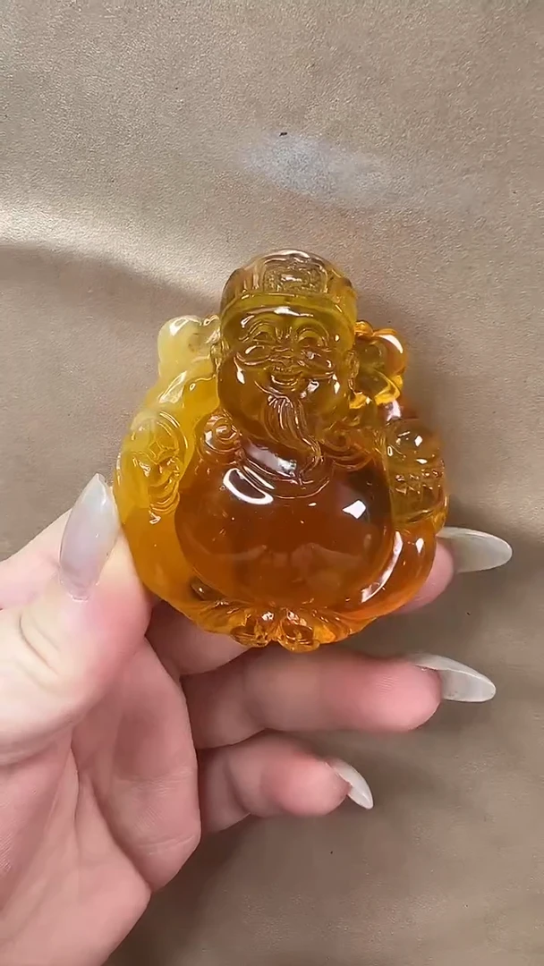 琥珀颈饰未镶嵌吊坠