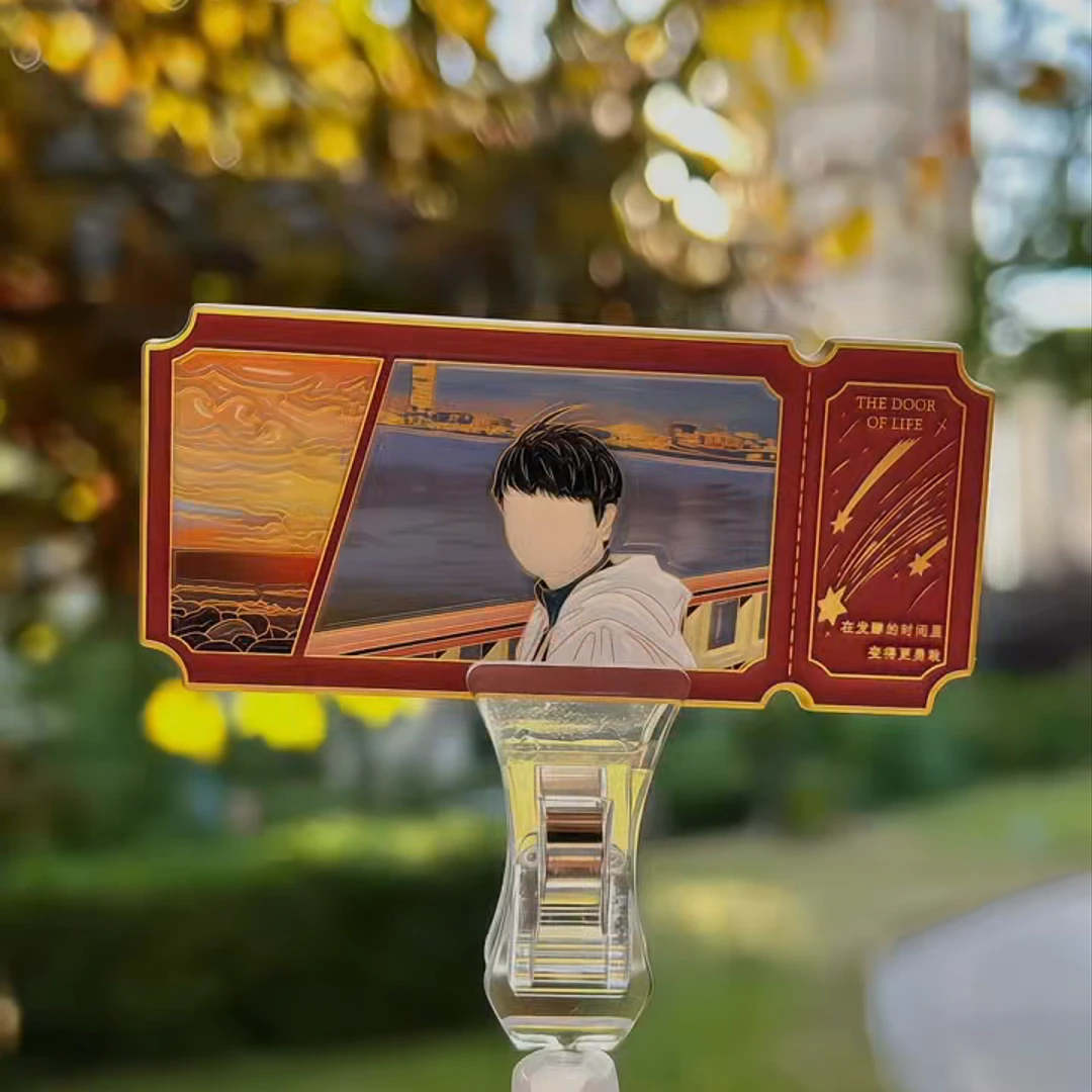 莎头周边茫茫夜空里打卡金属徽章孙颖莎王楚钦徽章冰箱贴纪念