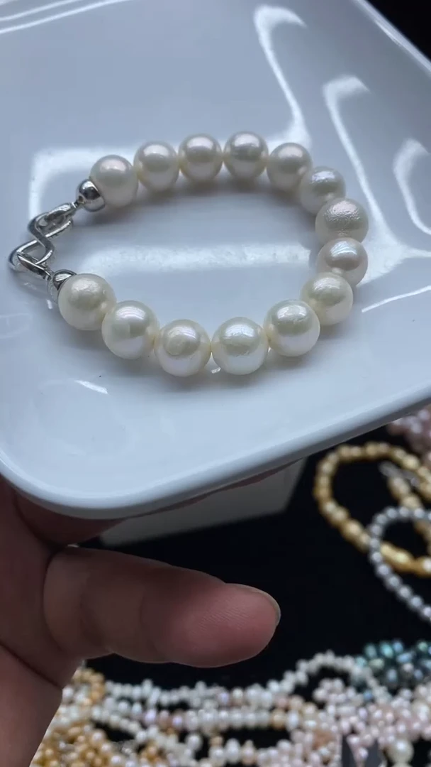 项链合金淡水珍珠1