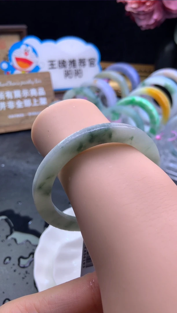 未镶嵌手镯定制翡翠55-60「定制不退不换」