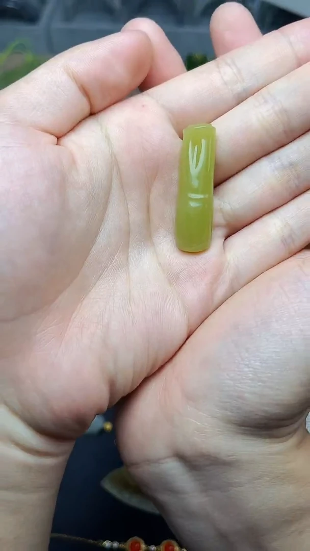 颈饰未镶嵌和田玉竹节 06