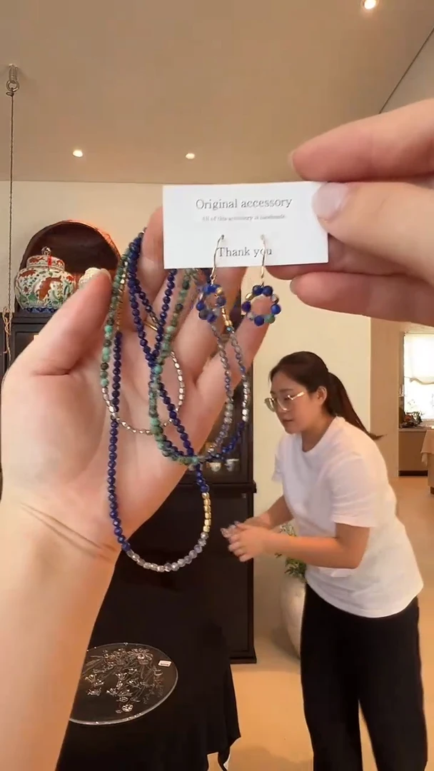 茶道摆件0000长链+耳饰6123