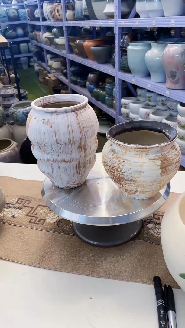 景德镇手工陶瓷花盆