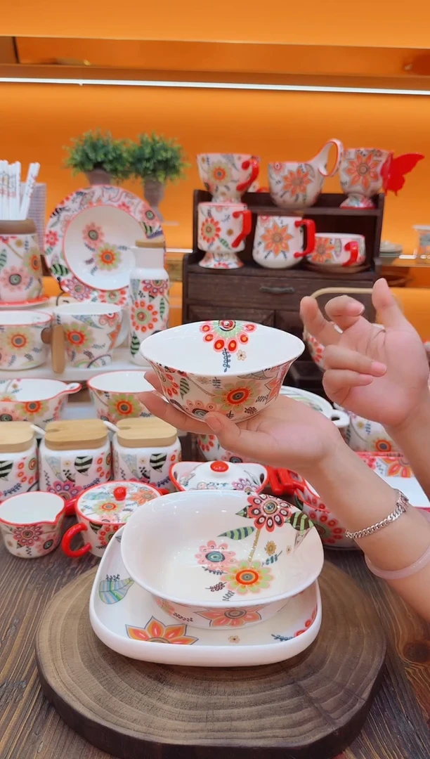 碗景德镇陶瓷餐具碗碟盘子