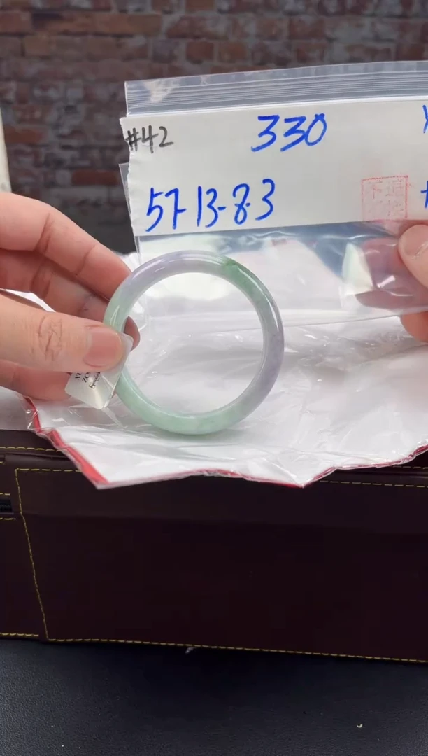 【闪购商品】定制翡翠未镶嵌毛货手镯需精细抛光/手镯42