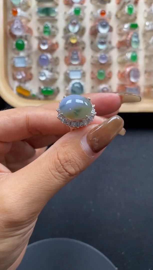 未镶嵌戒指翡翠缅甸天然a货翡翠