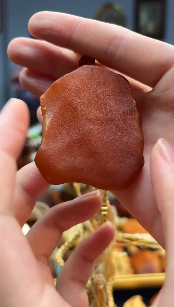 琥珀颈饰未镶嵌吊坠