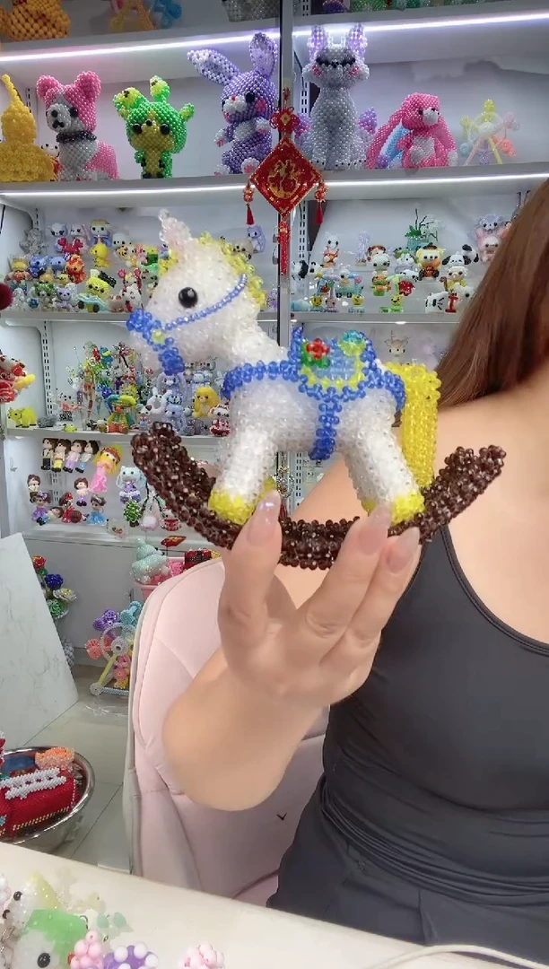 玻璃23124卡6马贝彩摇摇马材料包