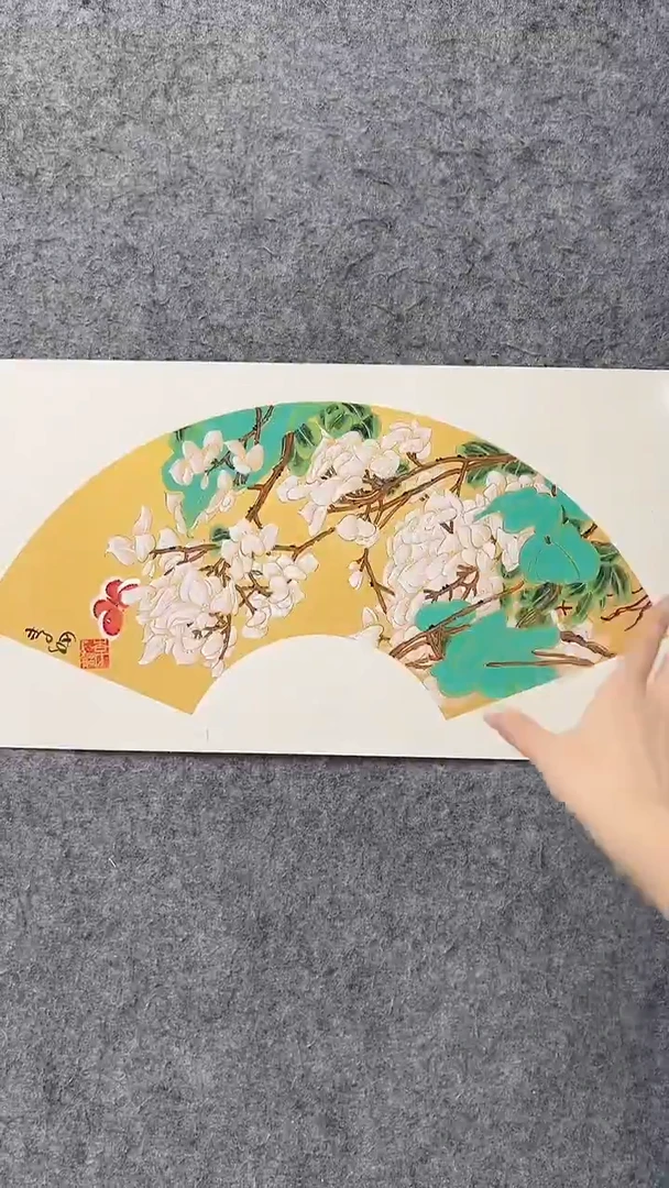 国画李纲-2平尺-花鸟国画