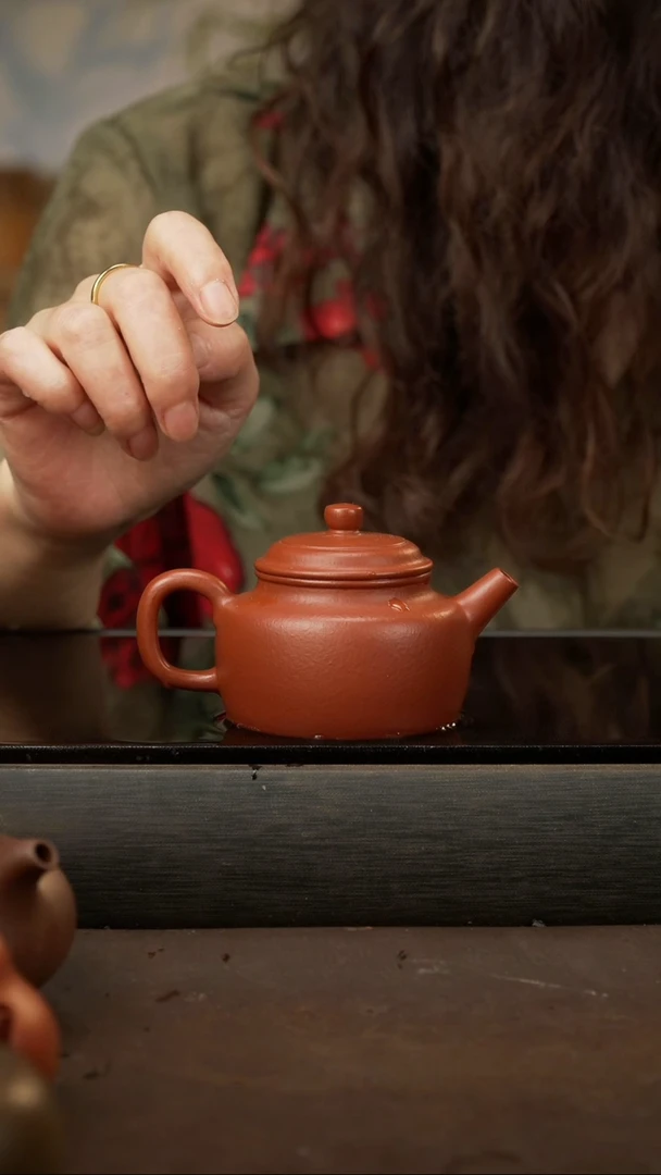 茶壶紫砂25 德钟 朱泥 原矿紫砂壶