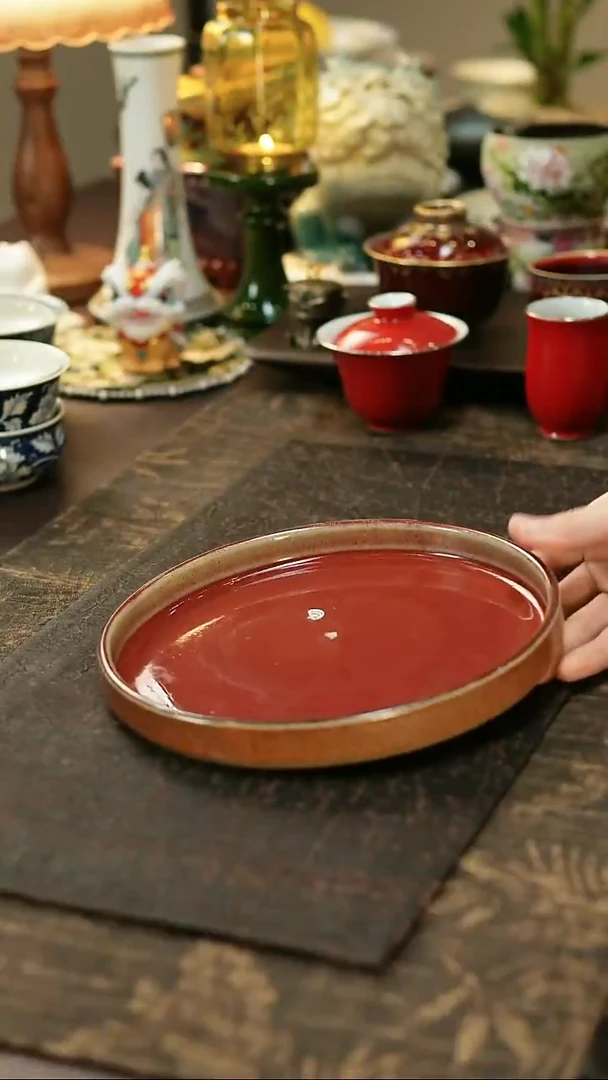 景德镇陶瓷杯碗柴烧多人