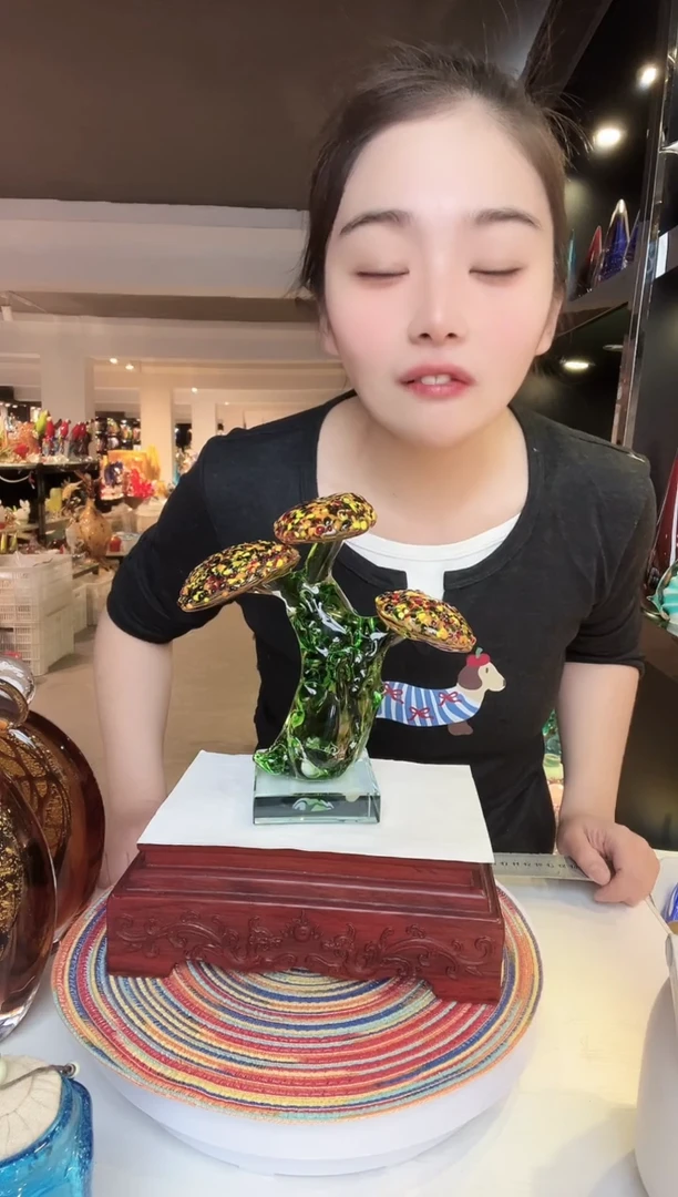 【闪购商品】茶盏纯手工非遗琉璃摆件家居摆件