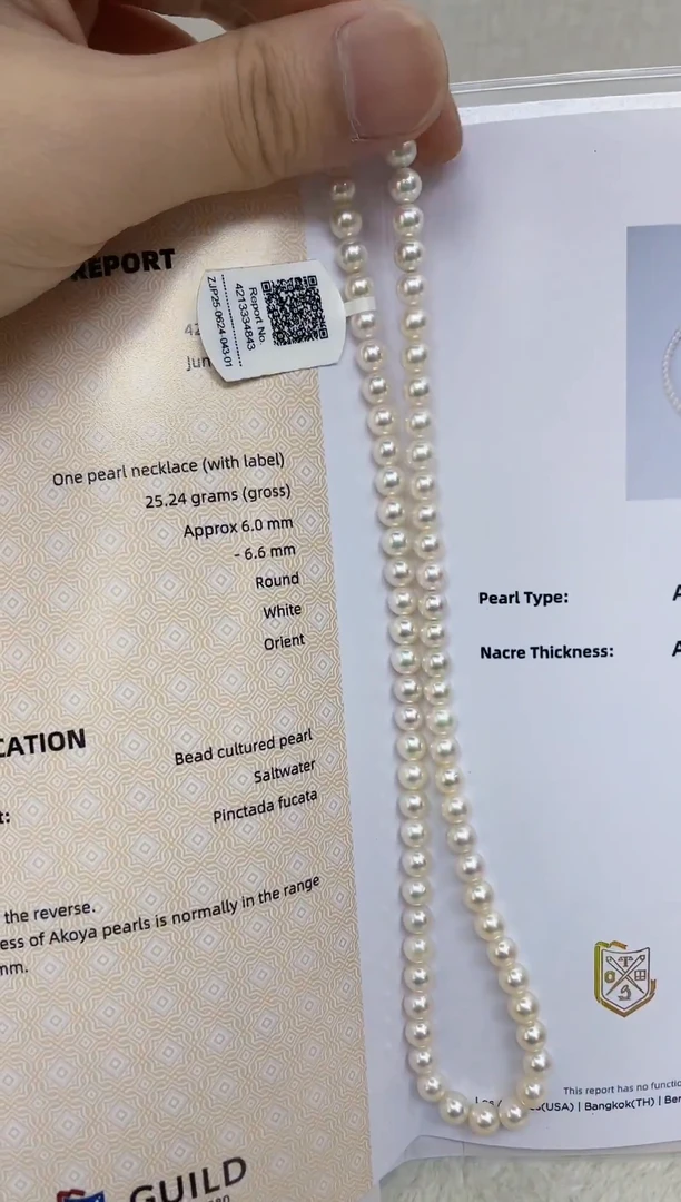 海水珍珠银S925镶嵌颈饰