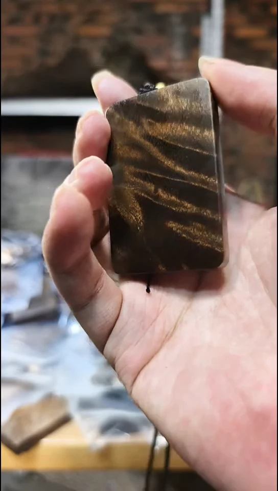 金丝楠无事牌脖挂