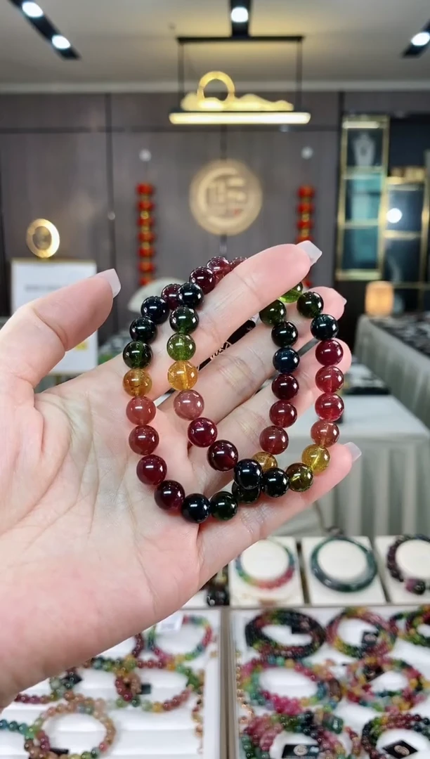 【闪购商品】碧玺单圈手串8.6mm+未镶嵌（多样性发一条 ) hon