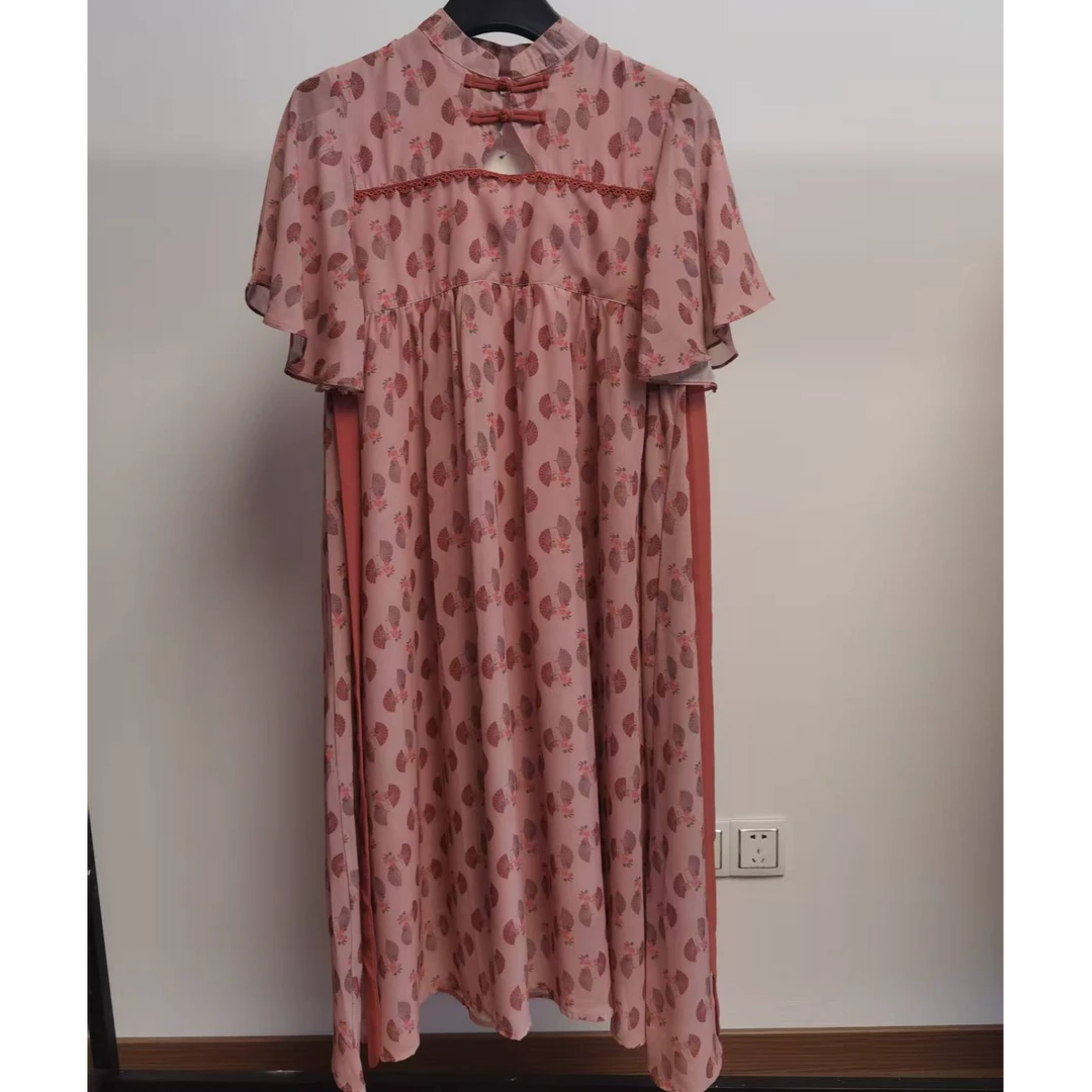 【13】清仓 中古风气质连衣裙LYQ-62019