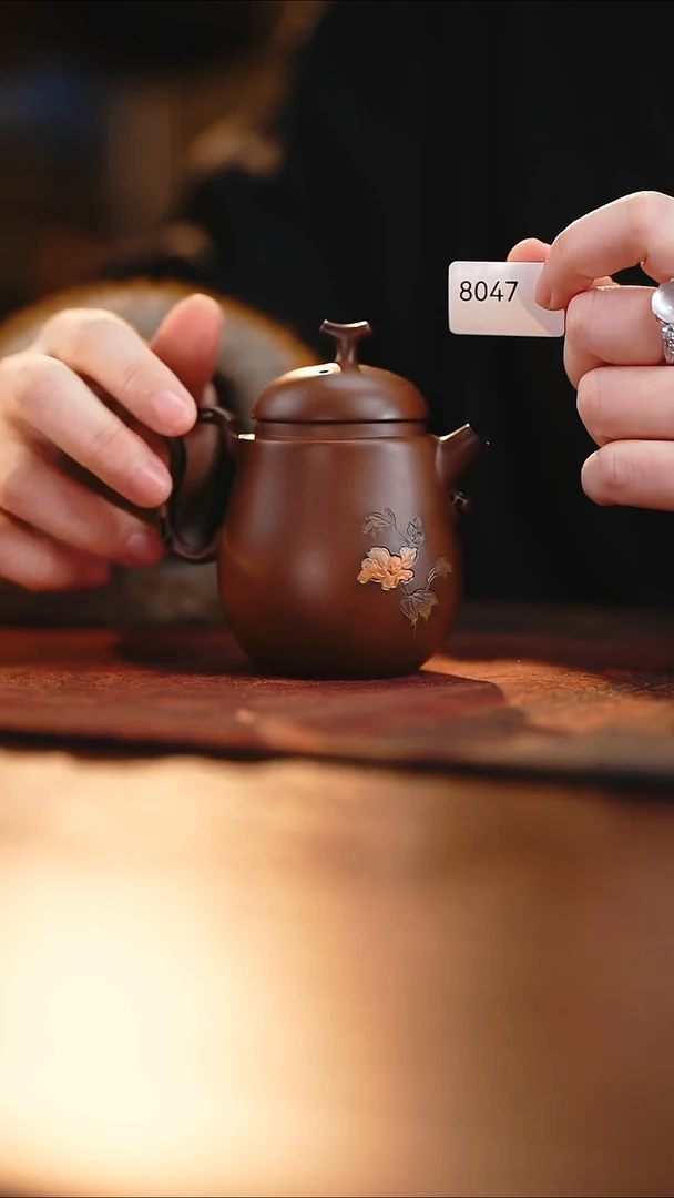 雲梦茶器紫陶茶壶8047