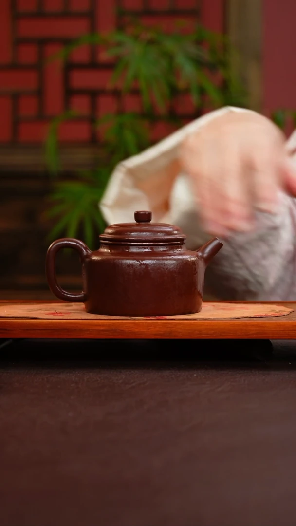茶壶紫砂紫袍玉砂 德钟