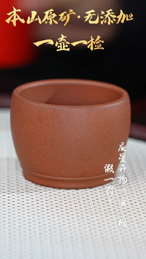 【闪购商品】紫砂茶壶微封 底槽青 缸杯 200c