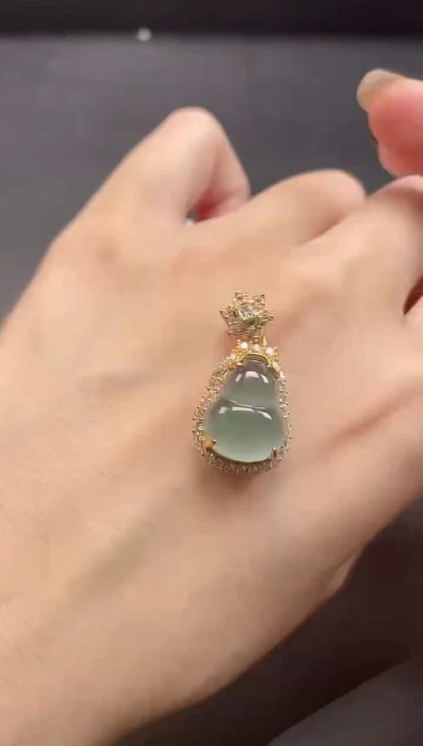 银S925镶嵌戒指翡翠51511