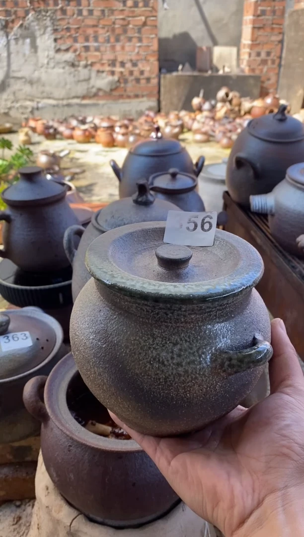 陶土1升小砂锅 玉化 356