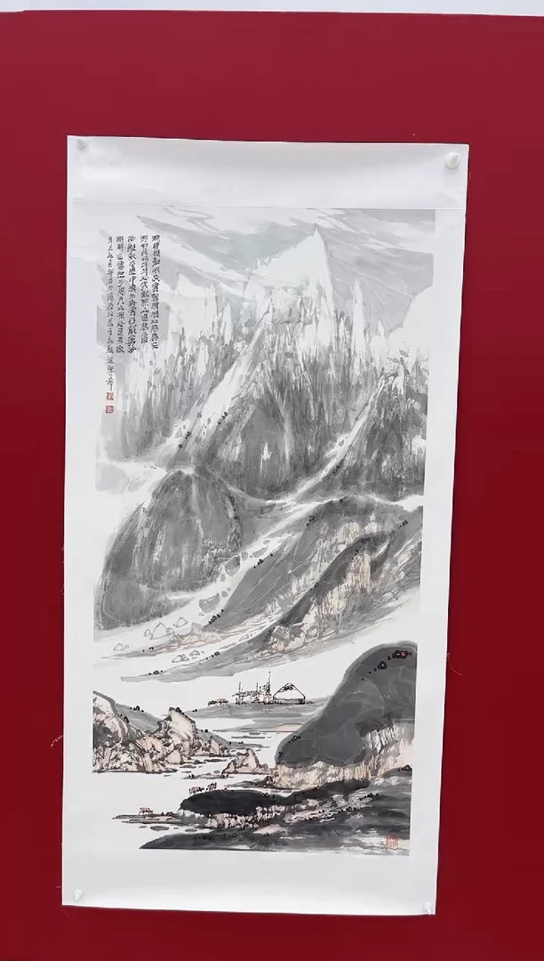 国画刘麦收老师画作