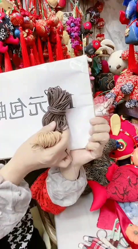 棉咖色2mm蜡绳10米