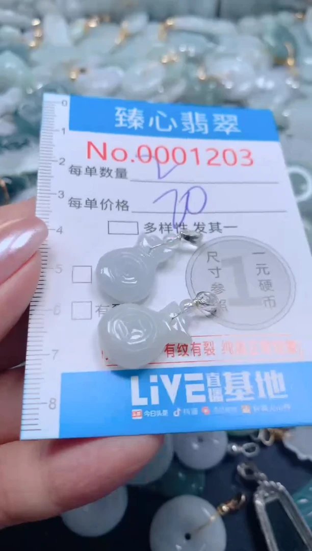 吊坠(不含链)未镶嵌翡翠1203