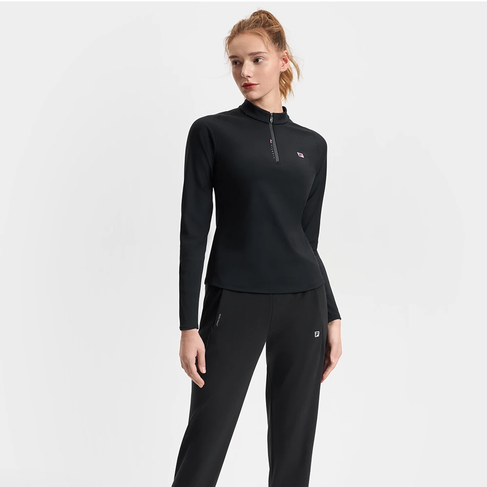 Fila/斐乐新款女子【百搭半拉链长袖上衣】运动休闲A11W511210F
