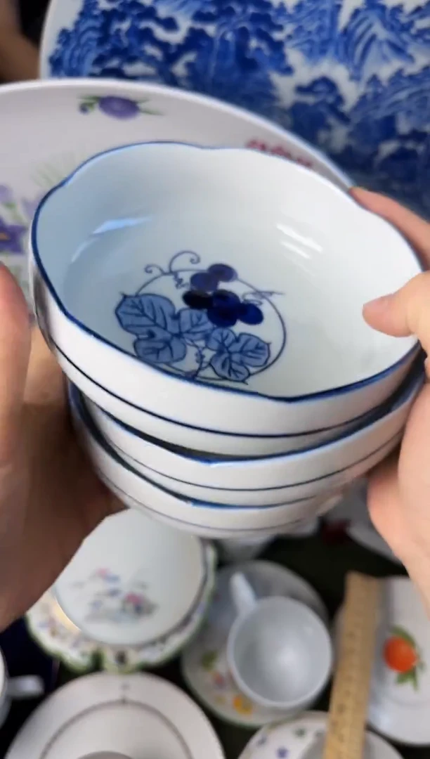 其他陶055老古瓷碗3只